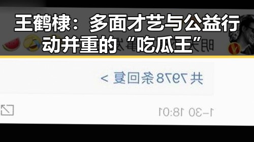 王鹤棣：多面才艺与公益行动并重的“吃瓜王”
